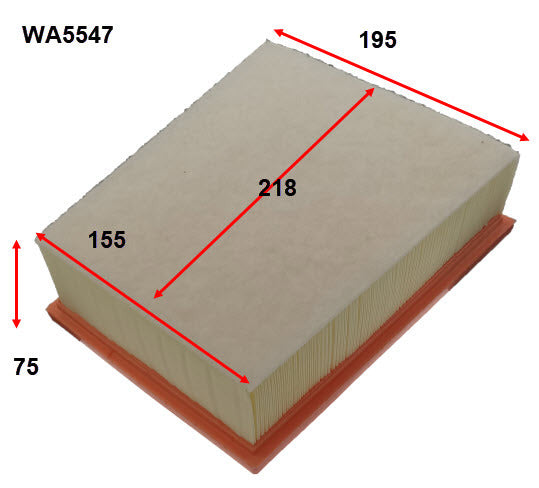 Air Filter Fits Renault WA5547 - Wesfil