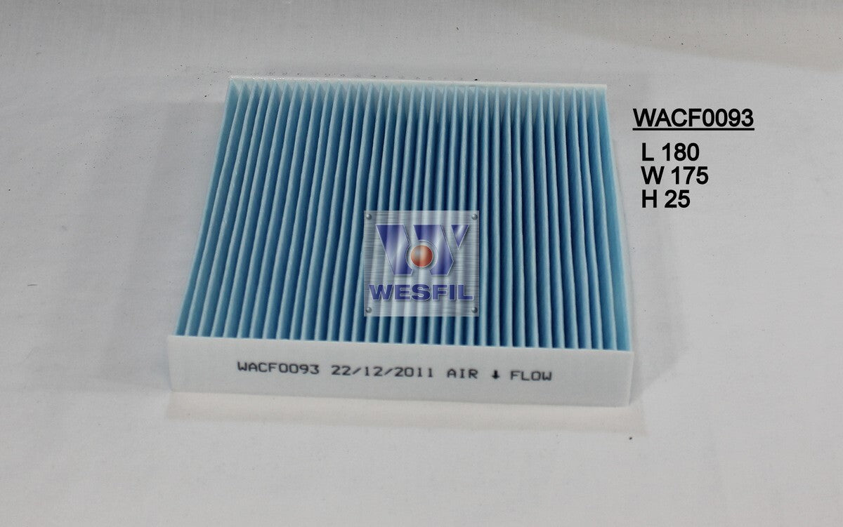 Cabin Filter Fits Honda WACF0093 - Wesfil