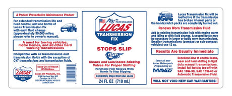Transmission Fix 24 Ounce - Lucas Oil