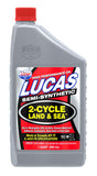 Semi-Synthetic TC-W3 2-Cycle Land & Sea Oil 946mL - Lucas Oil