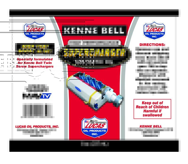 Kenne Bell Supercharger Racing Oil 8 Ounce - Lucas Oil