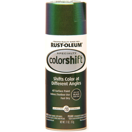 Color Shift Spray Paint Different Angle Gamma Green 312g - Rust-Oleum | Universal Auto Spares