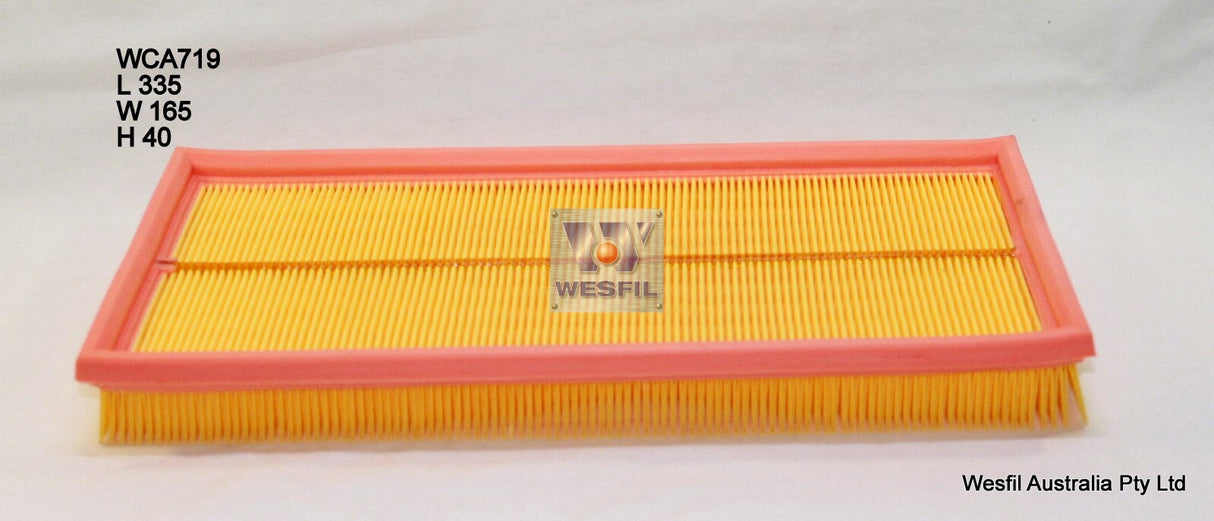 Air Filter A481 Fits Volvo WCA719 - Wesfil