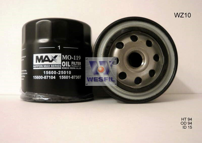 Oil Filter Z10 Multiple Applications WZ10NM - Wesfil