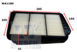 Air Filter A1517 Fits Daewoo/Holden WA1180 - Wesfil