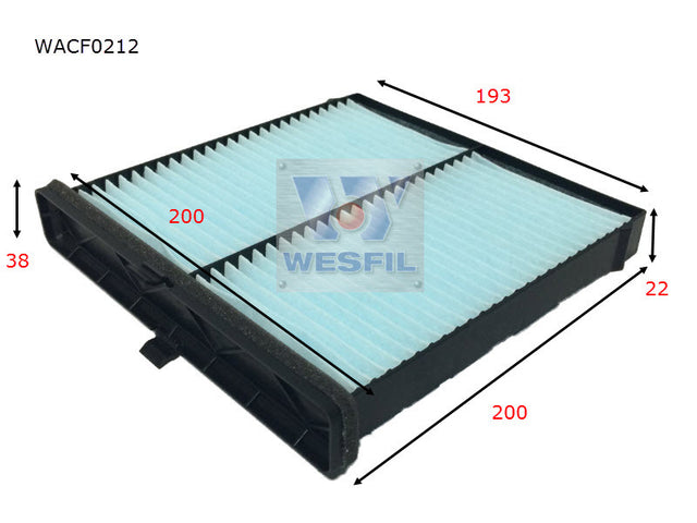 Cabin Filter RCA323P Fits Mazda WACF0212 - Wesfil