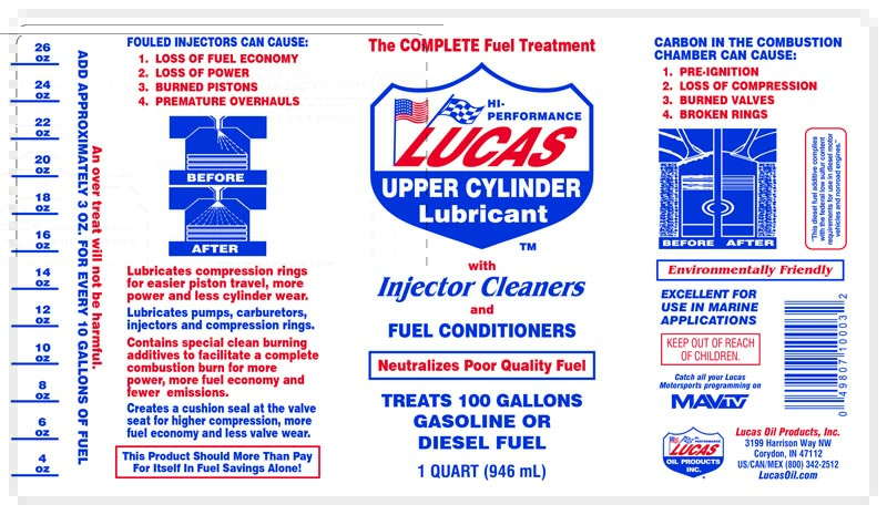 Fuel Treatment (Cleans & Lubricates) - Lucas Oil