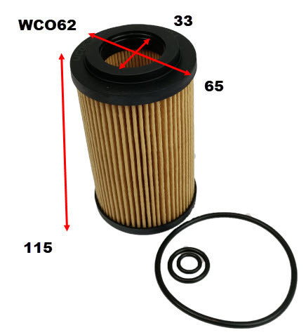 Oil Filter R2682P Fits Mercedes WCO62 - Wesfil