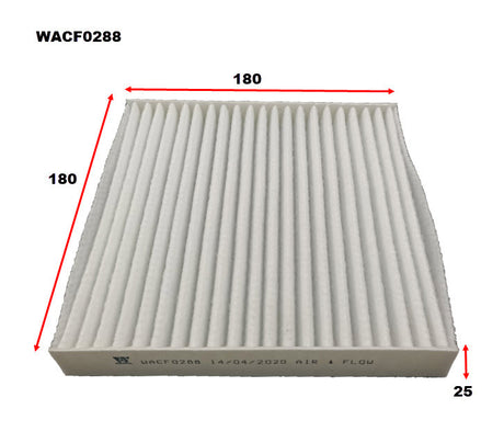 Cabin Filter Fits SsangYong WACF0288 - Wesfil