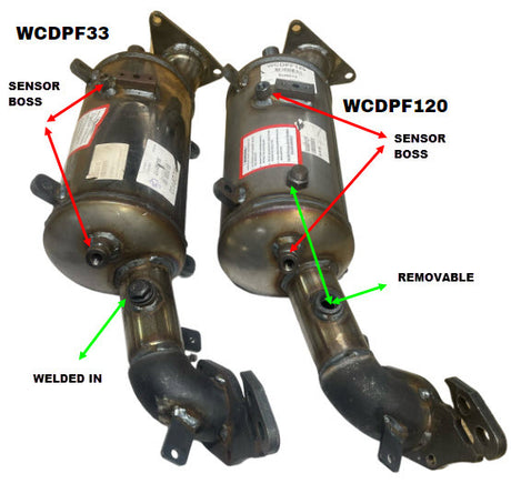 Diesel Particulate Filter (DPF) RPF236 Fits Subaru WCDPF33 - Wesfil