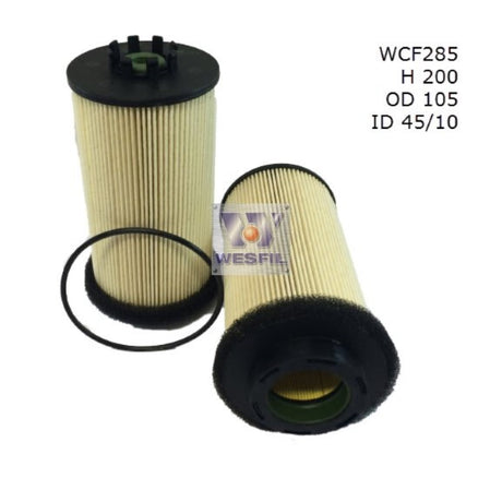 Diesel Fuel Filter R2741P Fits Mitsubishi WCF285 - Wesfil