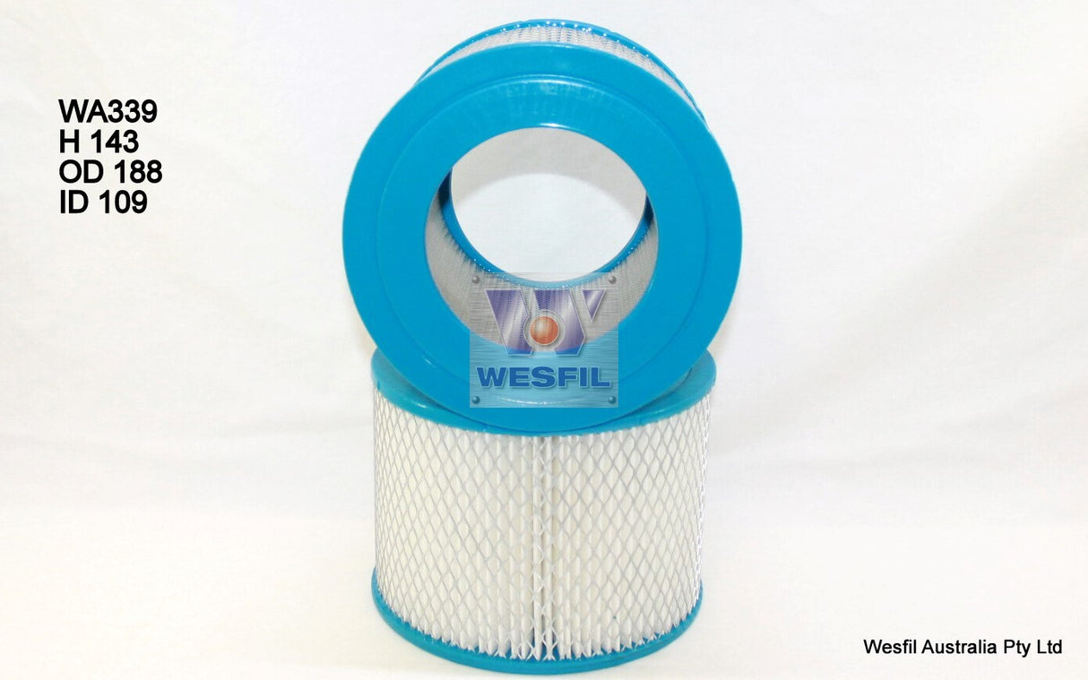 Air Filter A339 Fits Toyota WA339 - Wesfil