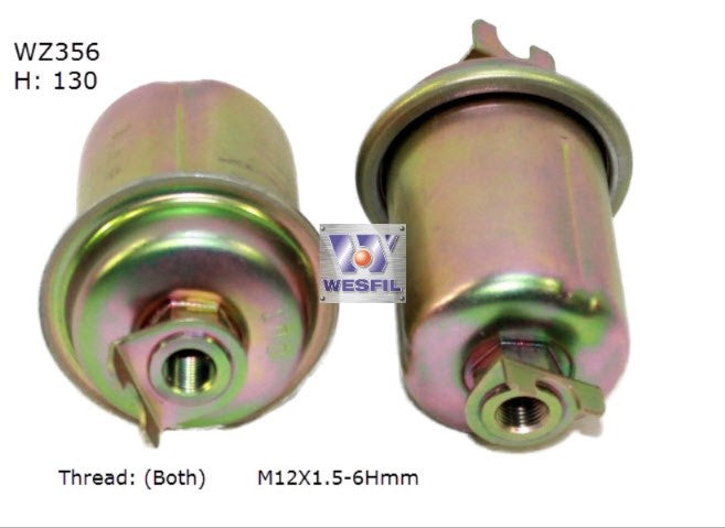 EFI Fuel Filter Z356 Hyundai WZ356 - Cooper