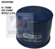 Oil Filter Z495 Fits Subaru WZ495NM - Wesfil