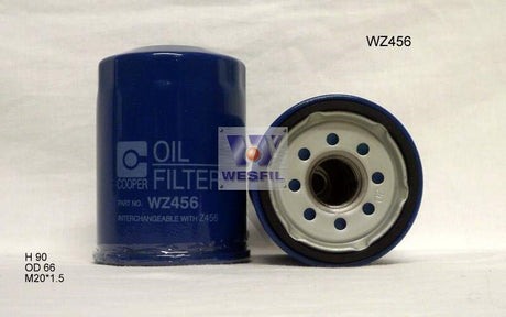 Oil Filter Z456 Fits Mitsubishi WZ456 - Wesfil