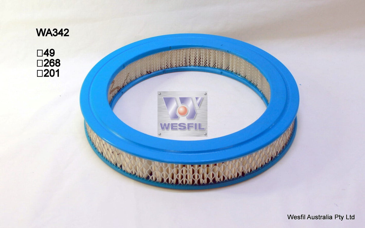 Air Filter A342 Fits Holden/Suzuki WA342 - Wesfil