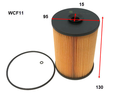 Diesel Fuel Filter R2603P Fits Mitsubishi WCF11 - Wesfil