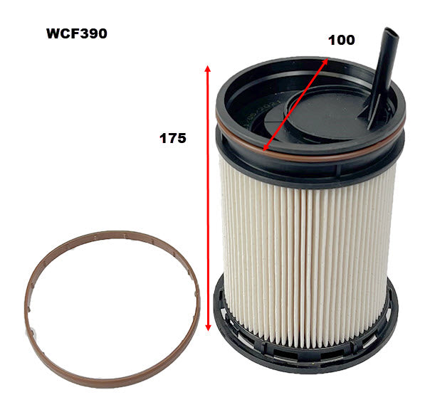 Diesel Fuel Filter Audi/VW WCF390 - Cooper - Cooper