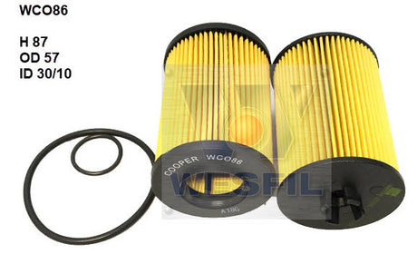 Oil Filter R2634P Fits Mercedes WCO86 - Wesfil
