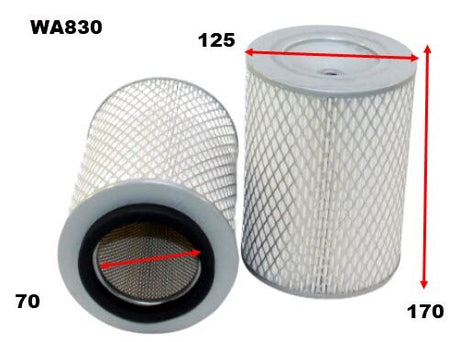 Air Filter A1203 Fits Nissan WA830 - Wesfil