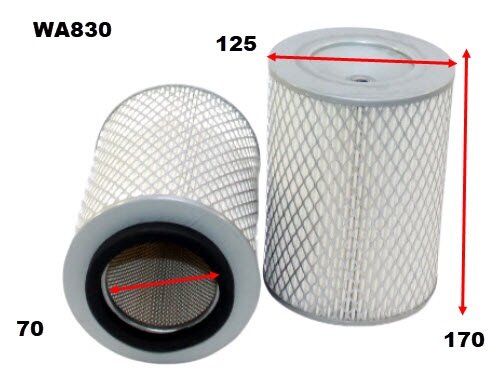 Air Filter A1203 Fits Nissan WA830 - Wesfil