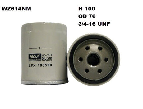 Oil Filter Z614 Fits Landrover WZ614NM - Wesfil