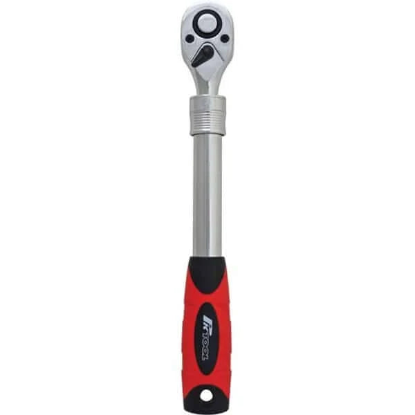 1/2" DR 300mm Extendable Handle CR-V Ratchet With 72 Teeth Range - PKTool