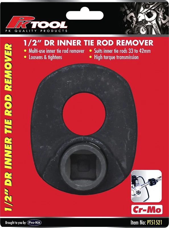 1/2” DR Multi-Use CR-MO Inner Tie Rod Remover High Torque Transmission - PKTool