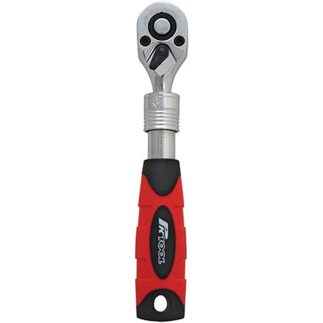 1/4" DR 150mm Extendable Handle CR-V Ratchet With 72 Teeth Range - PKTool