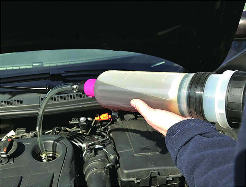 1.5L Fluid Extractor Syringe, Viton Seals, 400mm Suction Hose - PKTool