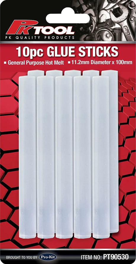 10 Pieces 100mm Long Glue Sticks General Purpose Hot Melt - PKTool | Universal Auto Spares