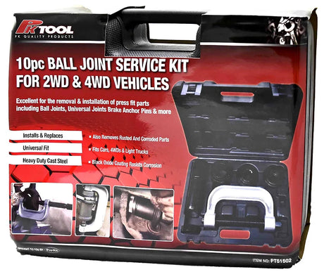 10 Pieces Ball Joint Service Kit For 2WD & 4WD Vehicles - PKTool