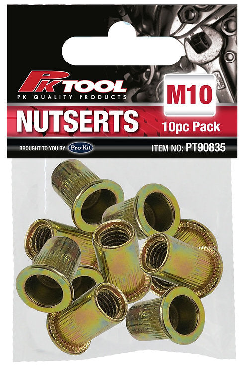 10 Pieces Nutsets M3, M4, M5, M6, M8, M10 - PKTool M10