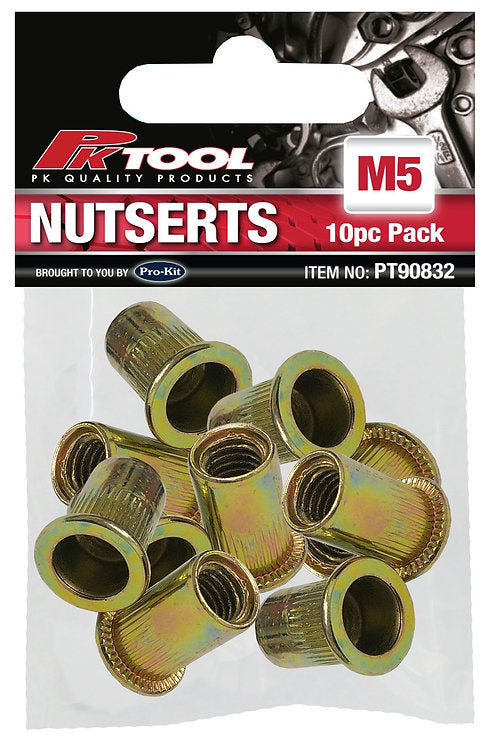 10 Pieces Nutsets M3, M4, M5, M6, M8, M10 - PKTool M5