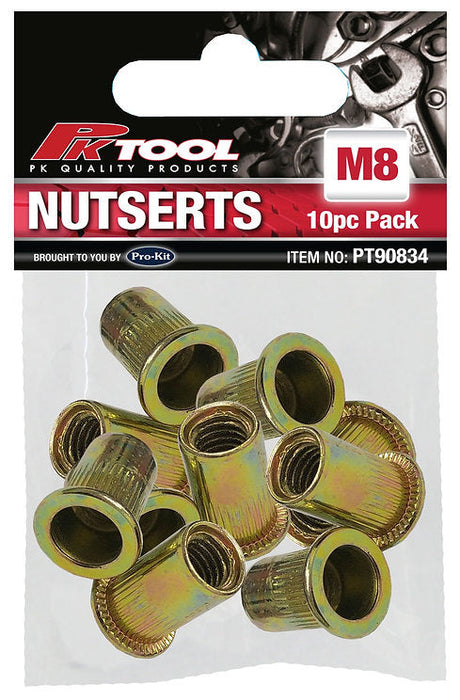 10 Pieces Nutsets M3, M4, M5, M6, M8, M10 - PKTool M8