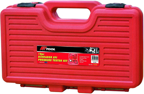 10 Pieces Schrader Efi Pressure Tester Kit 140Psi, 30cm Hose - PKTool