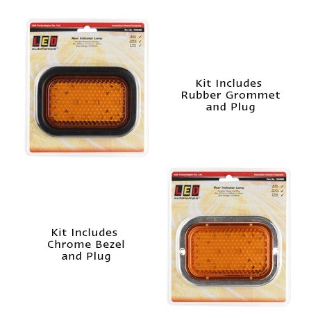 130 Series Blister With Grommet 12-24V - LED AutoLamps Rear Indicator
