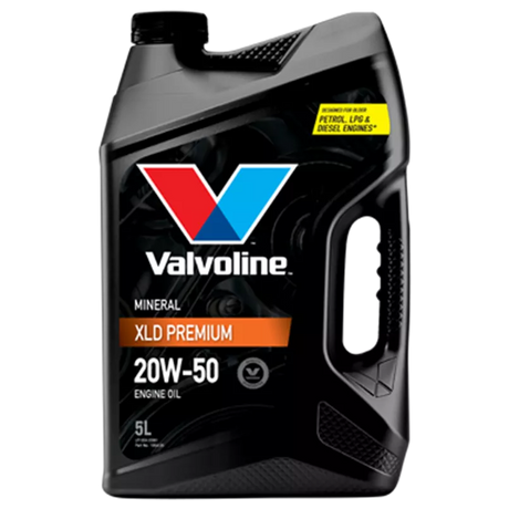 XLD Premium 20W-50 Mineral Engine Oil 5L - Valvoline | Universal Auto Spares