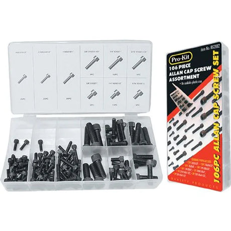 106 Piece Allen Cap Screws Assortment - PKTool