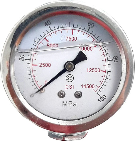 10T Hydraulic Hand Pump With Gauge & Hose - PKTools