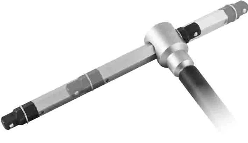 11 Piece 3/8” DR CR-V Short Tooth Sockets 3-Way T-Handle Wrench Set - PKTool