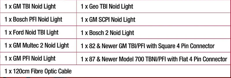 11 Pieces Noid Light Kit With IAC Light & Harness, Signal Faults Fast - PKTool
