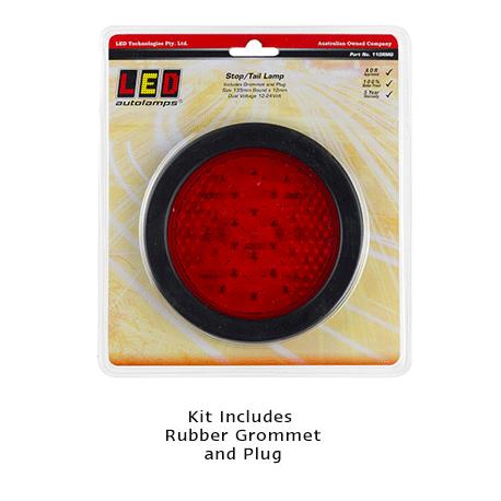 110 Series Blister With Grommet 12-24V - LED AutoLamps Stop Tail