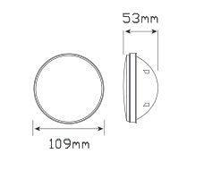 110 Series Blister With Grommet 12-24V - LED AutoLamps