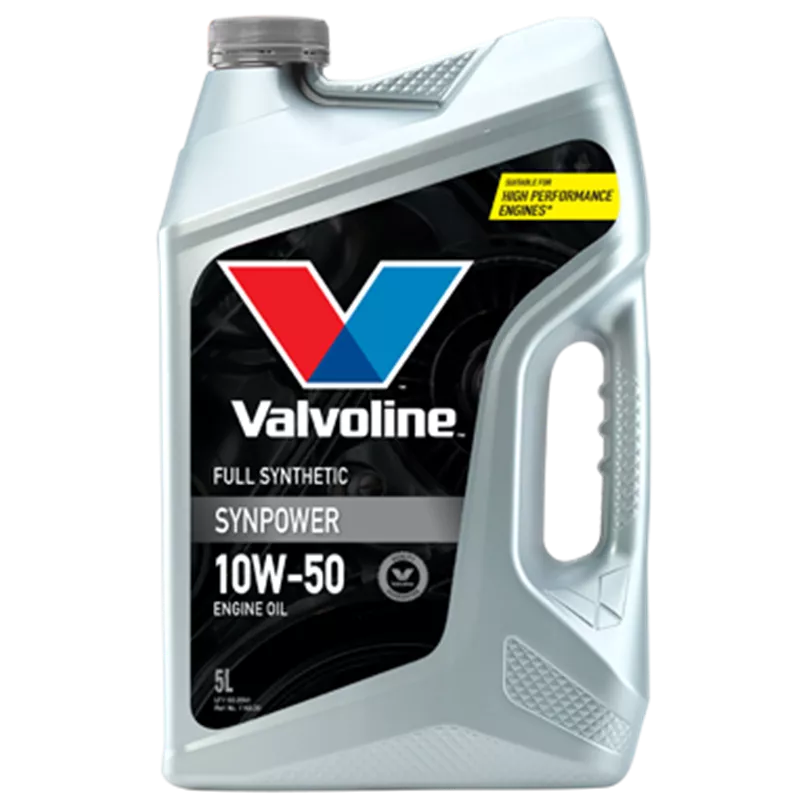 Synpower 10W-50 Full Synthetic Engine Oil 5L - Valvoline | Universal Auto Spares