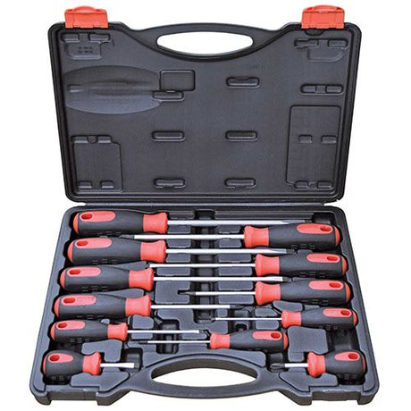 12 Piece Phillips & Blade Screwdriver Set - PKTool