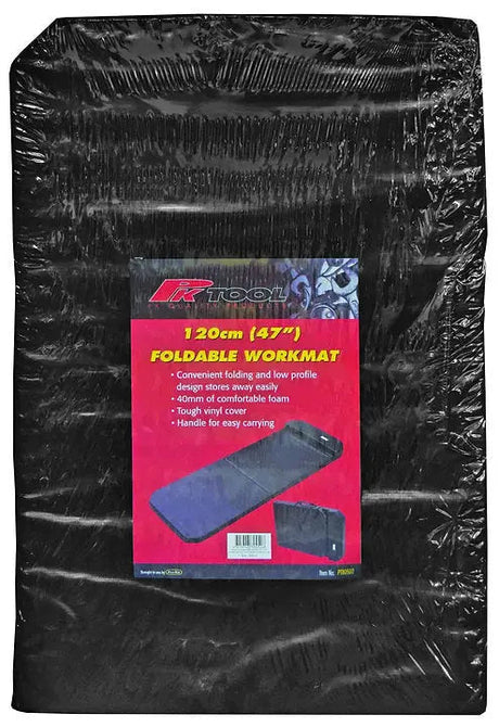 120cm (47”) Foldable Workmat For Mechanics, Handy Cushion Comfort - PKTool | Universal Auto Spares