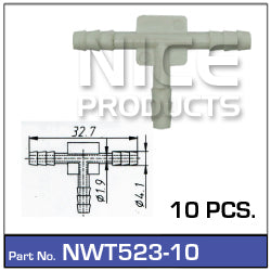 Hose Connection Pkt 10 NWT523-10 - Nice Products | Universal Auto Spares