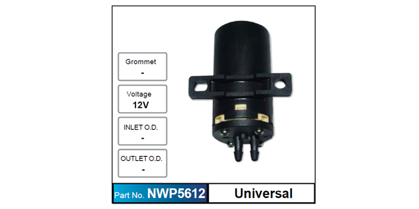 Washer Pump NWP5612 - Nice Products | Universal Auto Spares