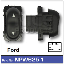 Power Window Switch NPW625-1 - Nice Products | Universal Auto Spares